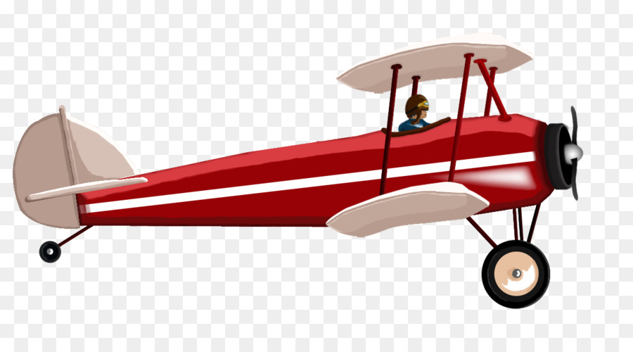 Cartoon wing transparent clip. Biplane clipart model airplane