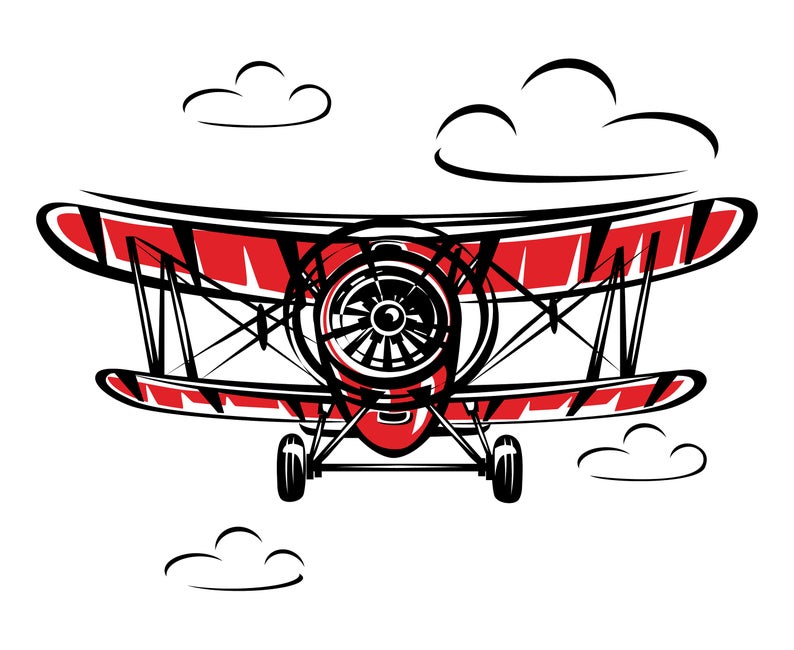 Picture #2303498 - biplane clipart propeller plane. biplane clipart propell...