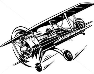 Biplane clipart silhouette. At getdrawings com free