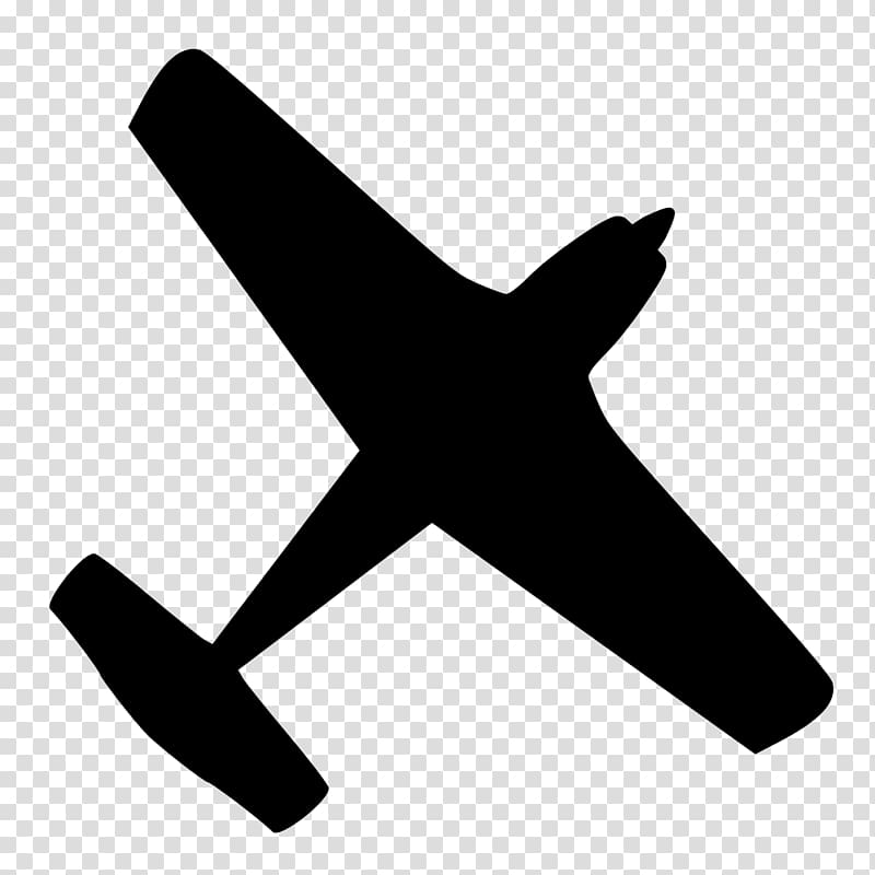 Biplane clipart symbol. Airplane silhouette illustration fixed