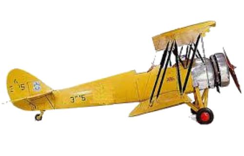 biplane clipart yellow airplane