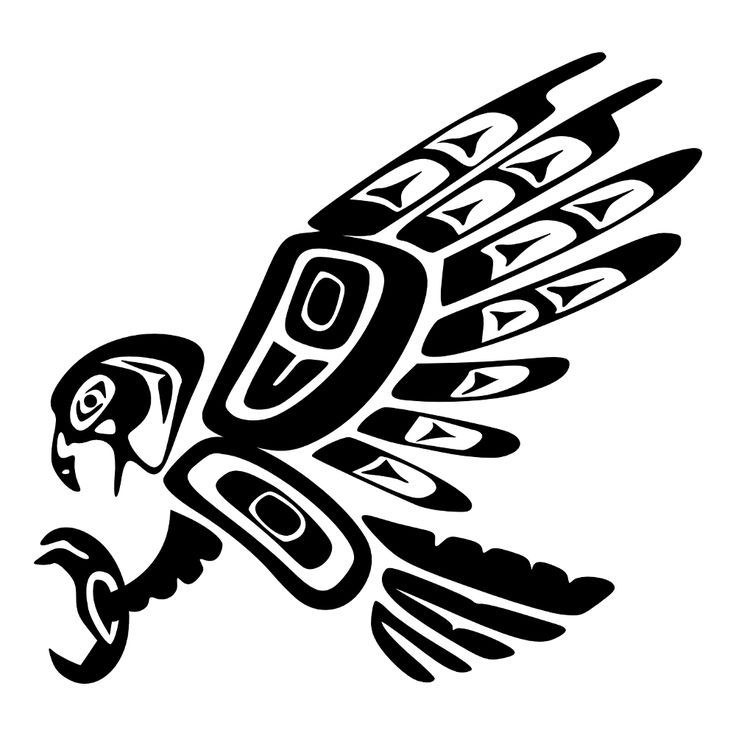 bird clipart aztec