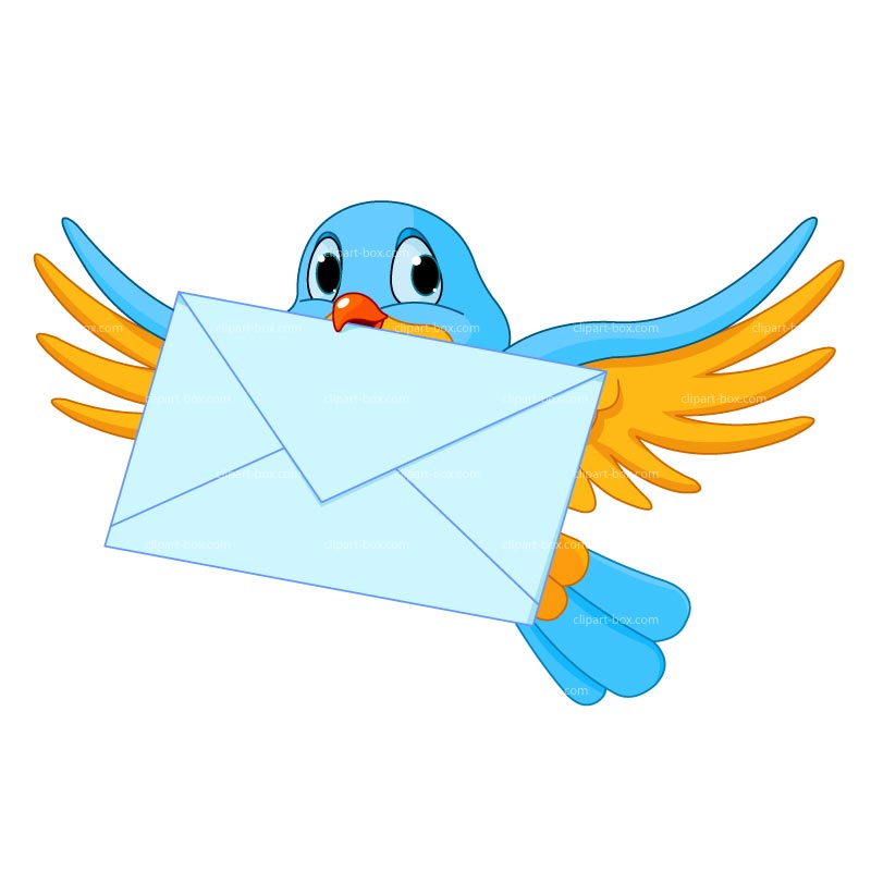 Clipart bird mail. Letter cliparts free download