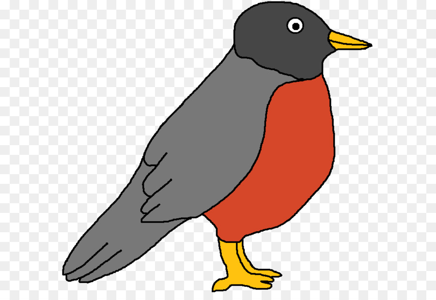 bird clipart red robin