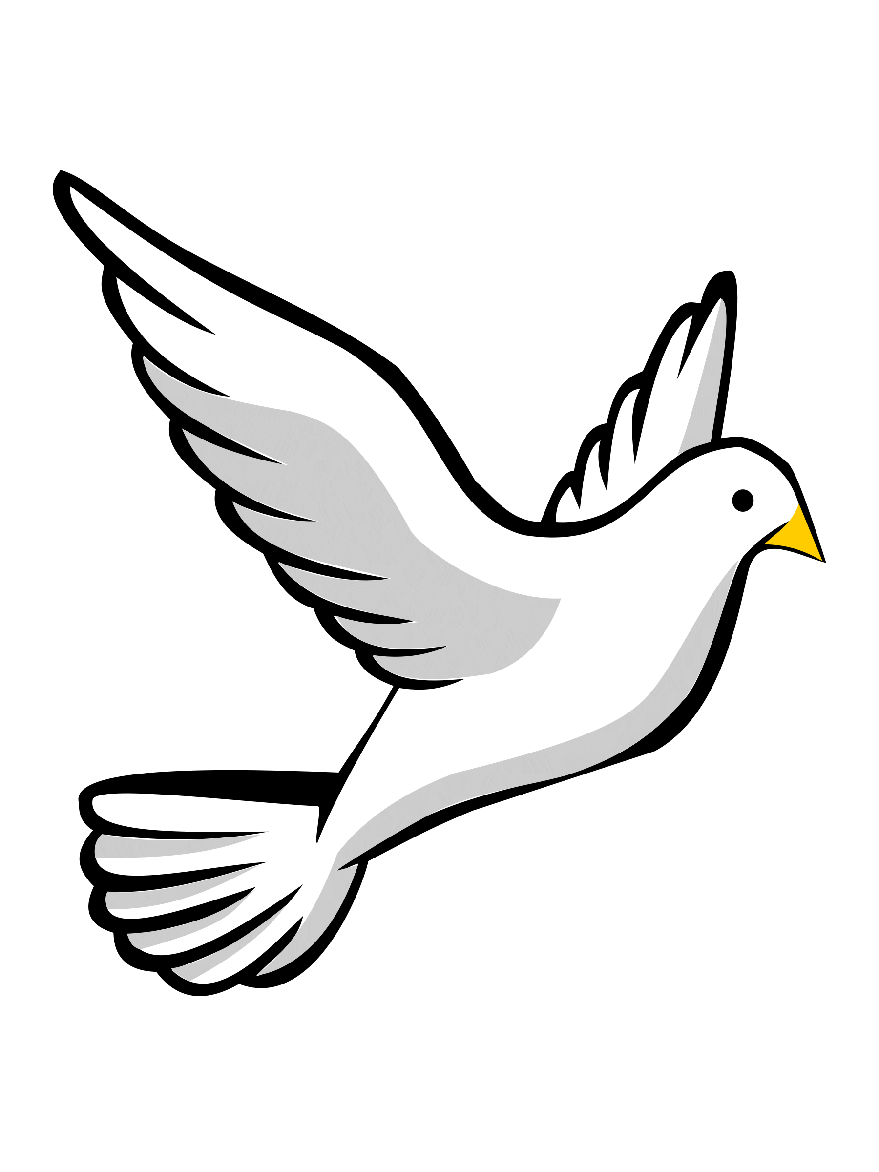 Flying bird drawing at. Fly clipart simple