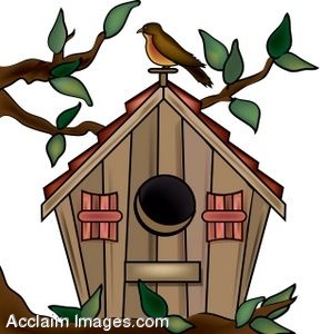 birdhouse clipart bird table