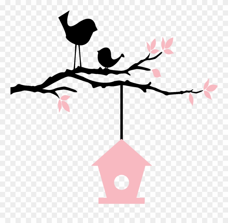 birdhouse clipart branch