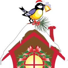 birdhouse clipart christmas in dixie