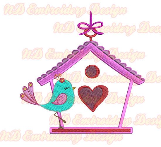 birdhouse clipart girly