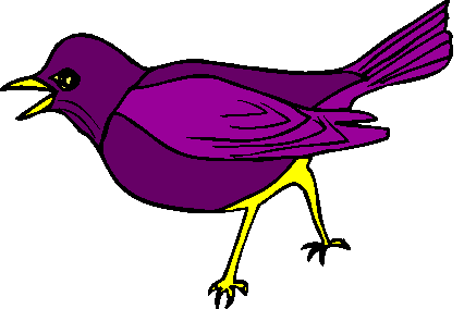 Birdhouse clipart purple. Martins by the gardener