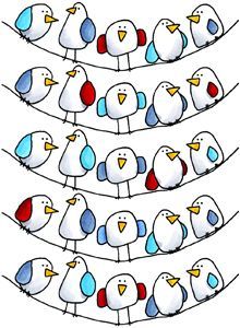 birds clipart doodle