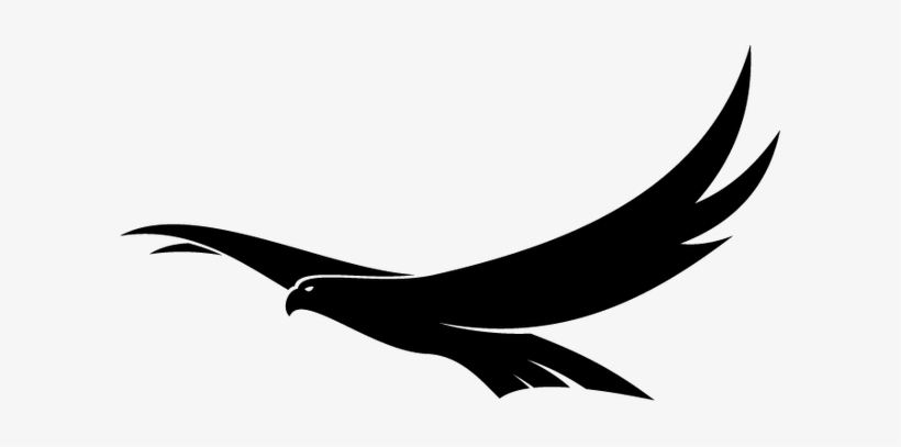 Birds clipart logo. Two graceful flying the
