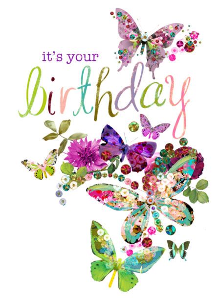 Lara skinner ld wishes. Birthday clipart butterfly