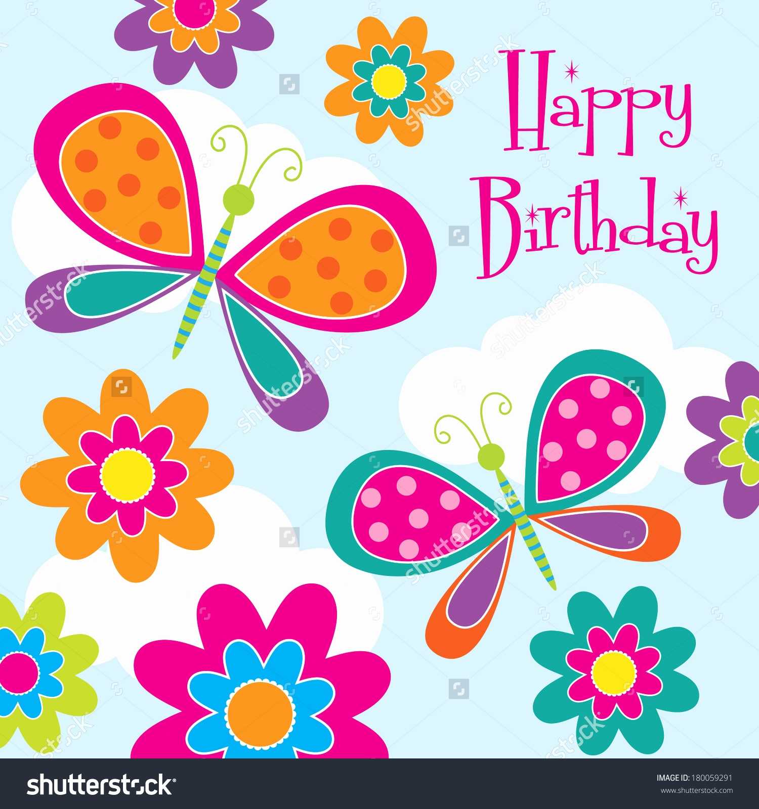 Happy images best of. Birthday clipart butterfly