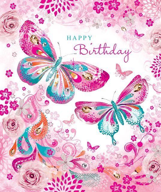Birthday clipart butterfly.  best happy birthay