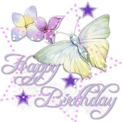 Cumple wishes pinterest happy. Birthday clipart butterfly
