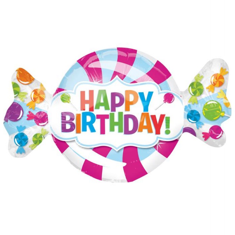 Candy clipart happy birthday. Xl supershapes 