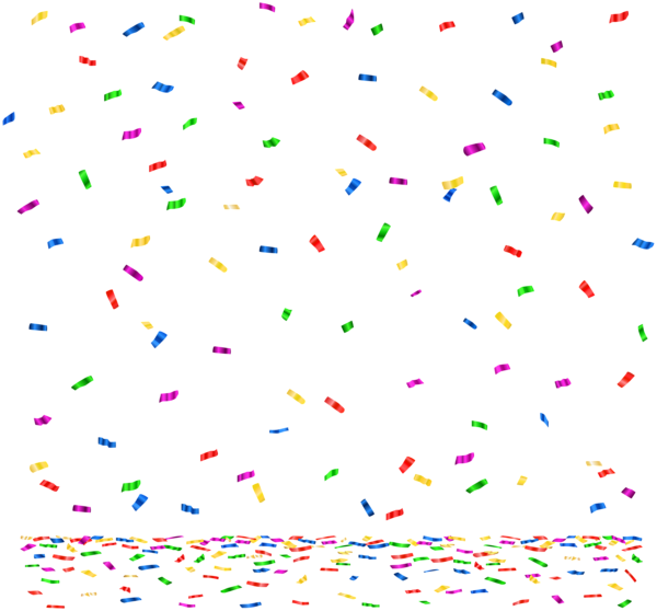 birthday clipart confetti