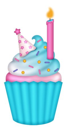 birthday clipart cupcake