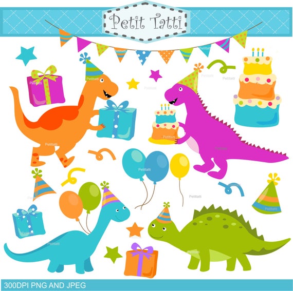 Birthday clipart dinosaur, Birthday dinosaur Transparent FREE for