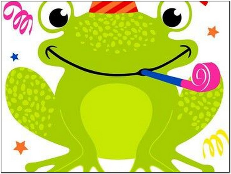 birthday clipart frog
