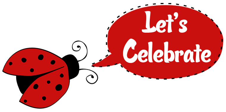 ladybugs clipart let's celebrate
