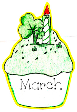 March clipart happy birthday. Free download clip art