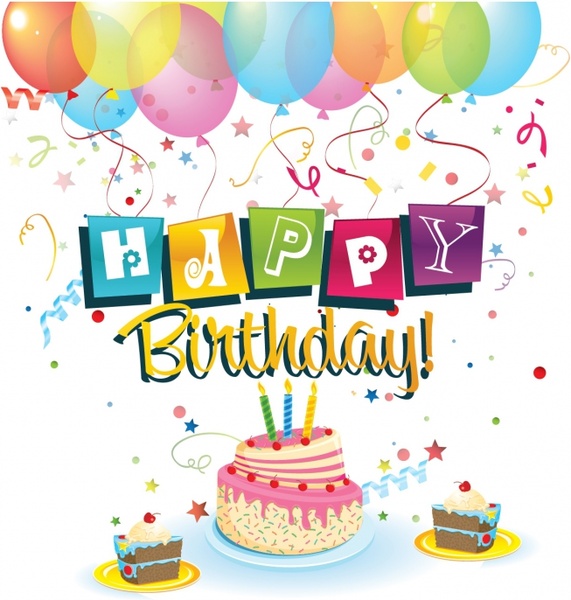 birthday clipart vector