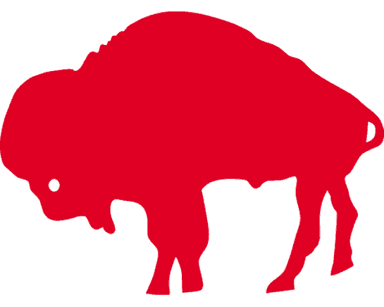 Bison clipart buffalo silhouette. Area sports team names