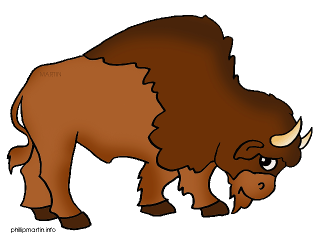 bison clipart native american buffalo