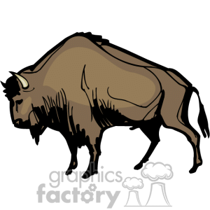 bison clipart plains indians