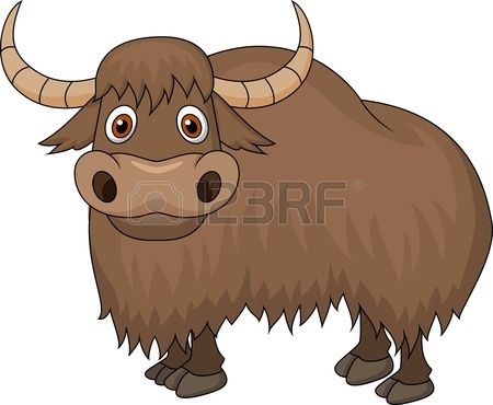  best yaks images. Bison clipart yak