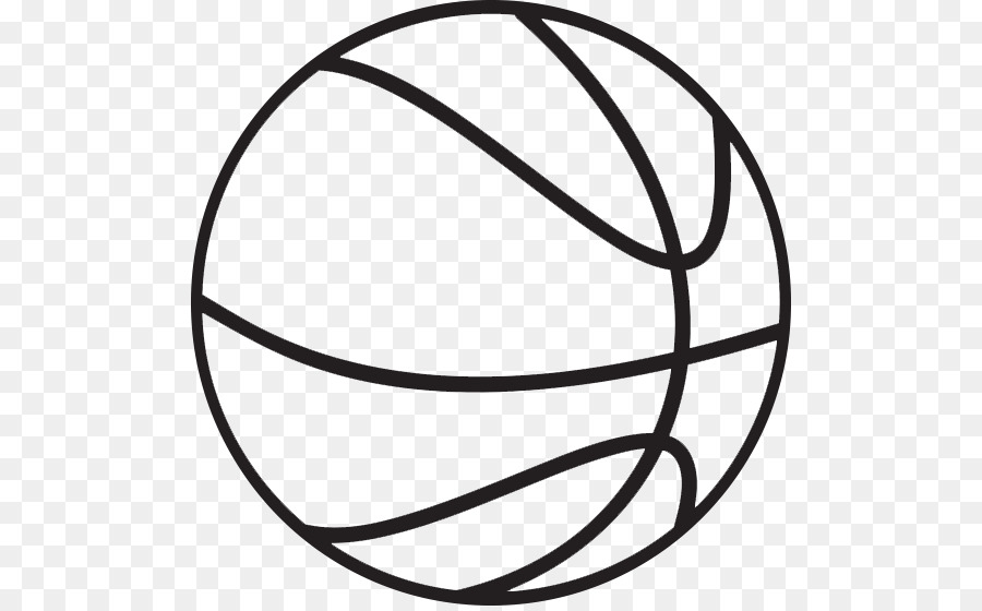 clipart basketball black and white