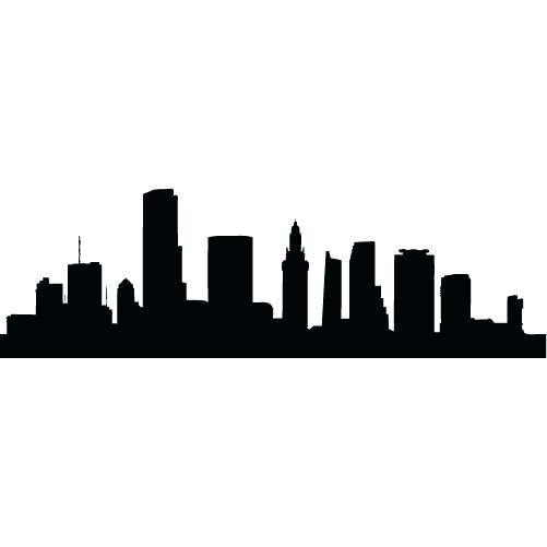 Vegas skyline silhouette at. Black clipart cityscape