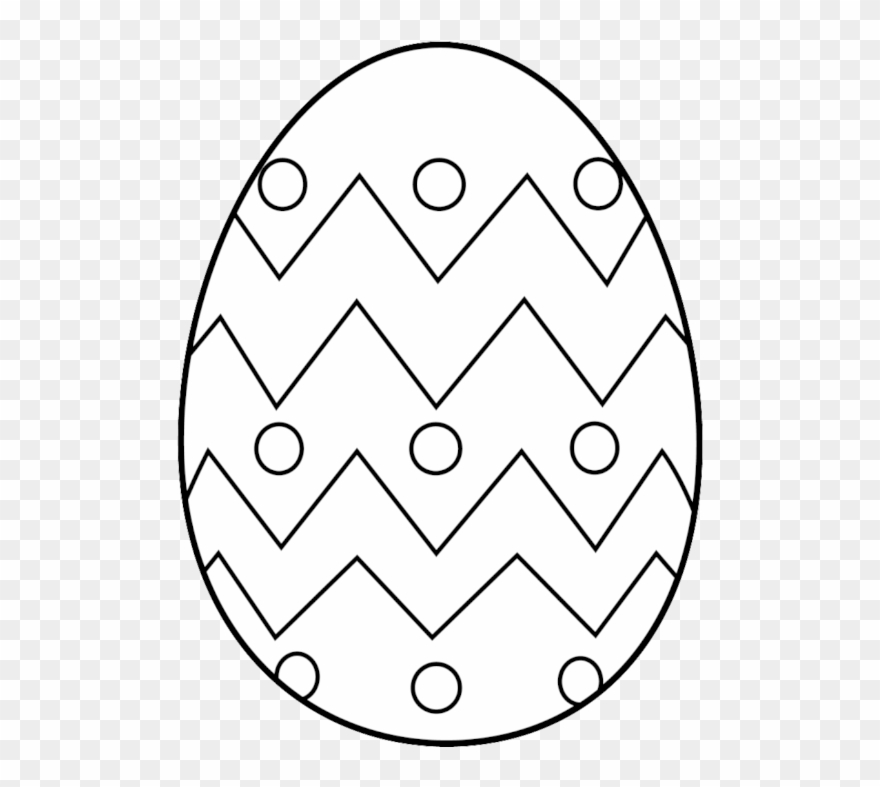 clipart easter black and white
