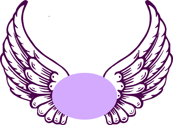 Black clipart guardian angel. Violet wings clip art