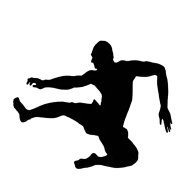 Different kinds of sports. Black clipart sport