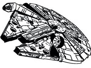 And white clip art. Black clipart star wars