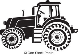 Black clipart tractor. John deere and white