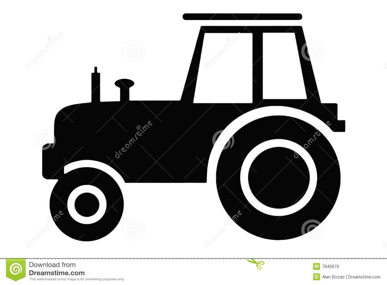 Black clipart tractor. Sillhouette panda free images
