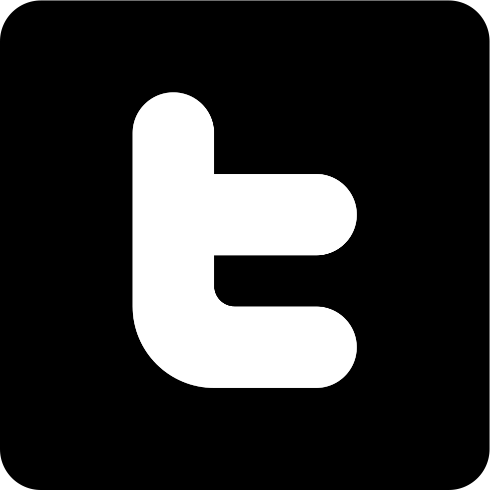Black twitter png. Old social svg icon