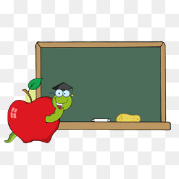 blackboard clipart apple