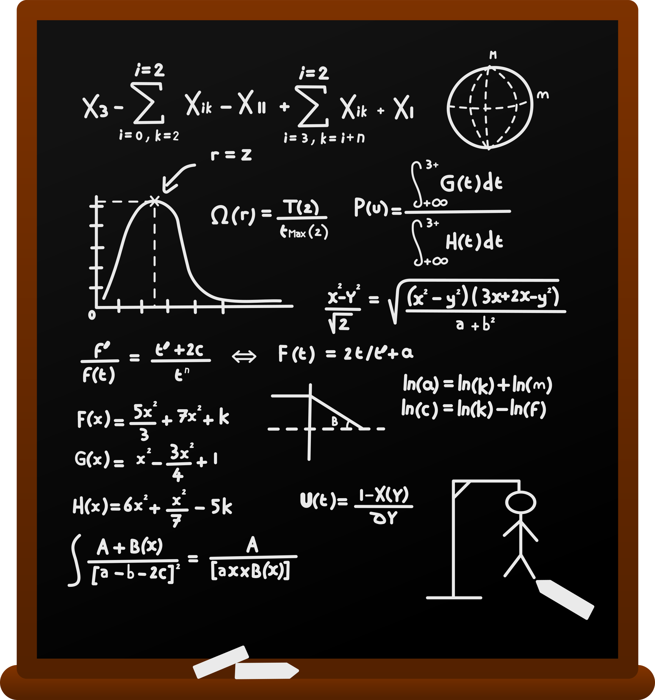 Blackboard calculation