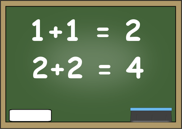 Blackboard clipart maths. Math on chalkboard cliparting