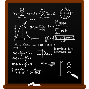 Mathematical calculations cliparts of. Blackboard clipart maths