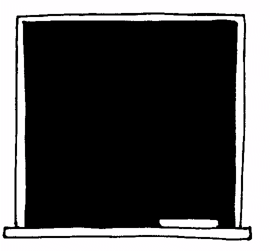 blackboard clipart outline