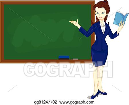 blackboard clipart teacher animation