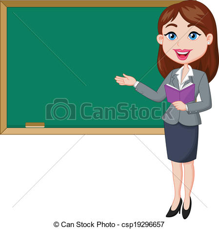 teach clipart female math teacher