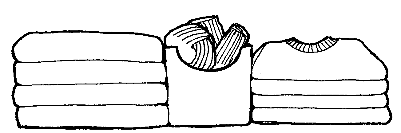 laundry clipart drawing
