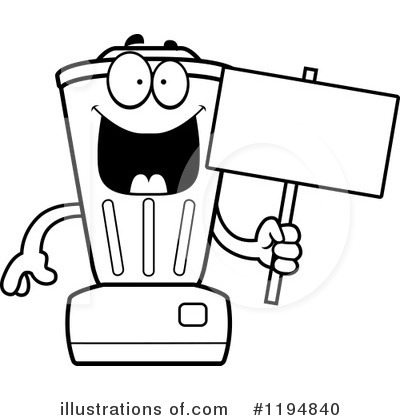 Illustration by cory thoman. Blender clipart coloring page